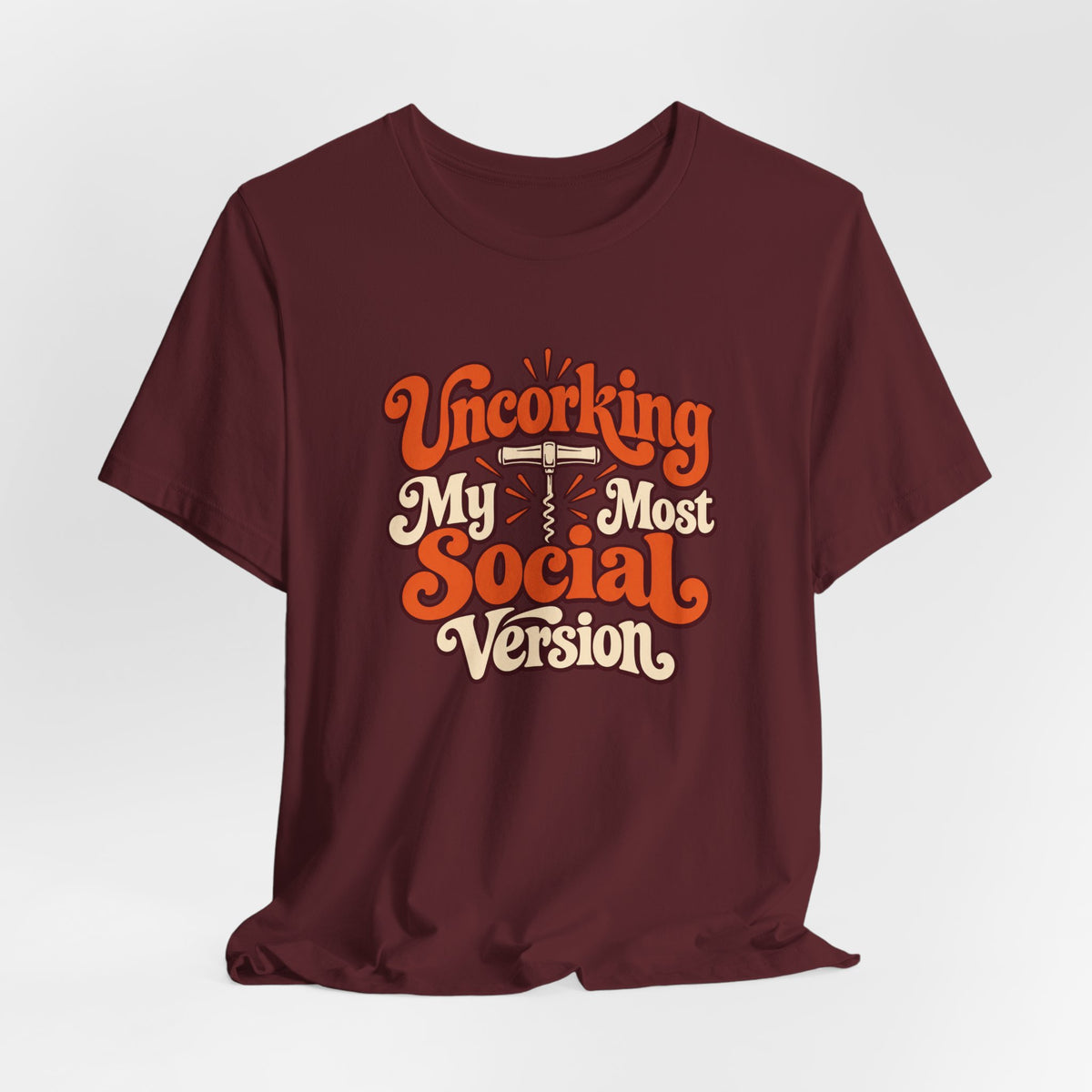 Social Version Wine Shirt
