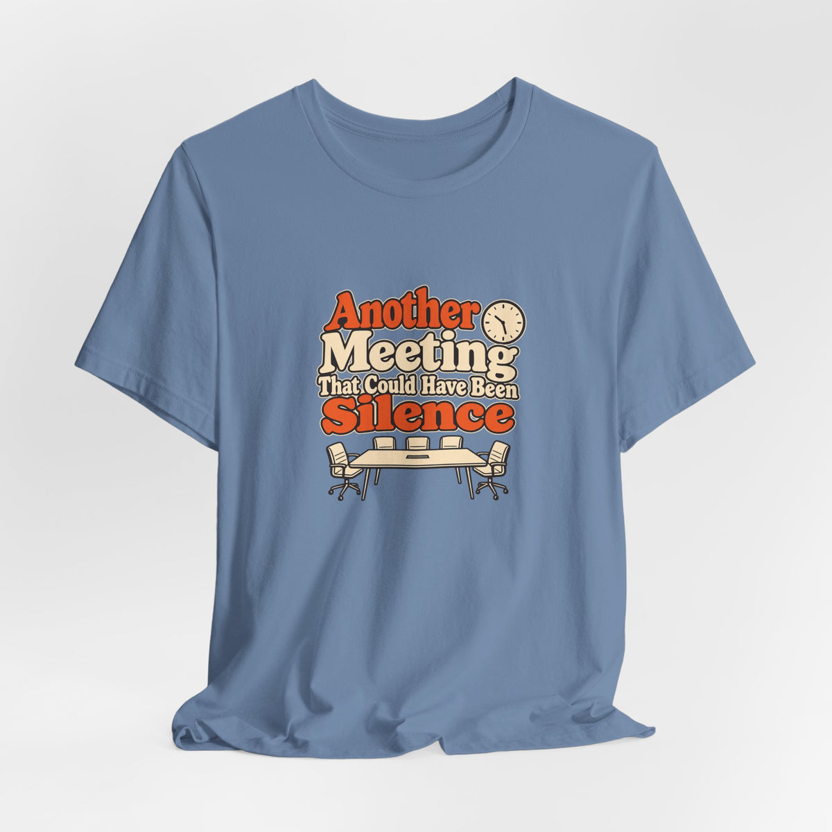 Meeting Silence Retro Office Tee