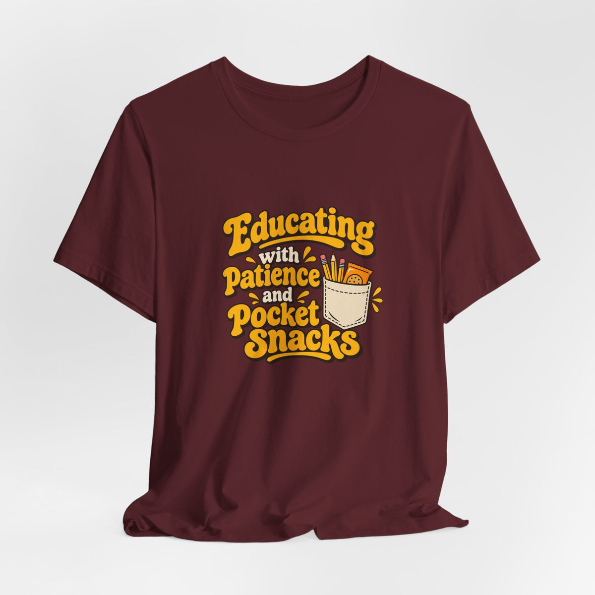 Pocket Snacks Teacher Vintage Tee