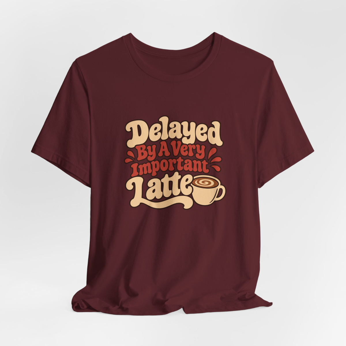 Latte Delay Retro Tee