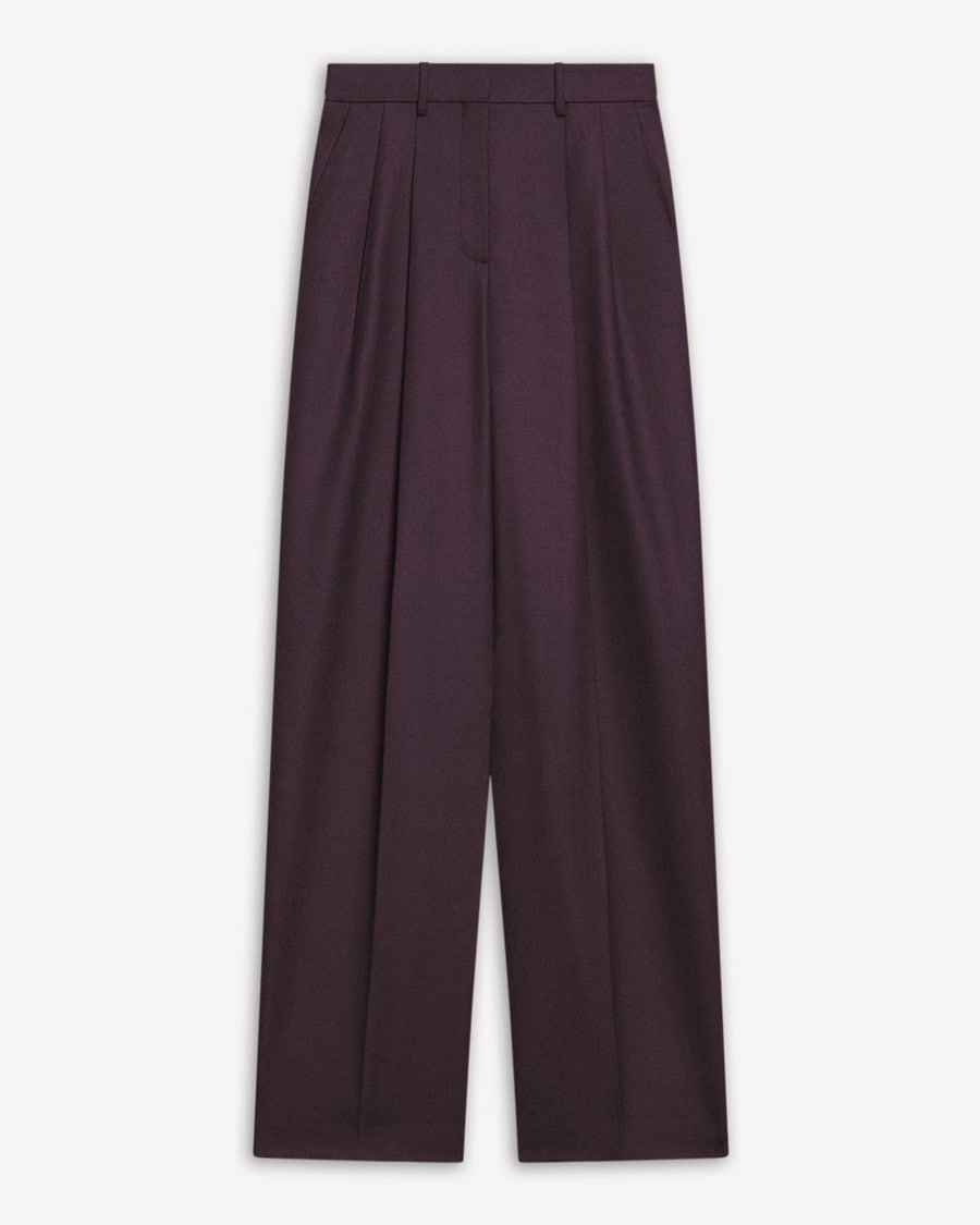 Double Pleat Pant, 29’’ in Sleek Flannel