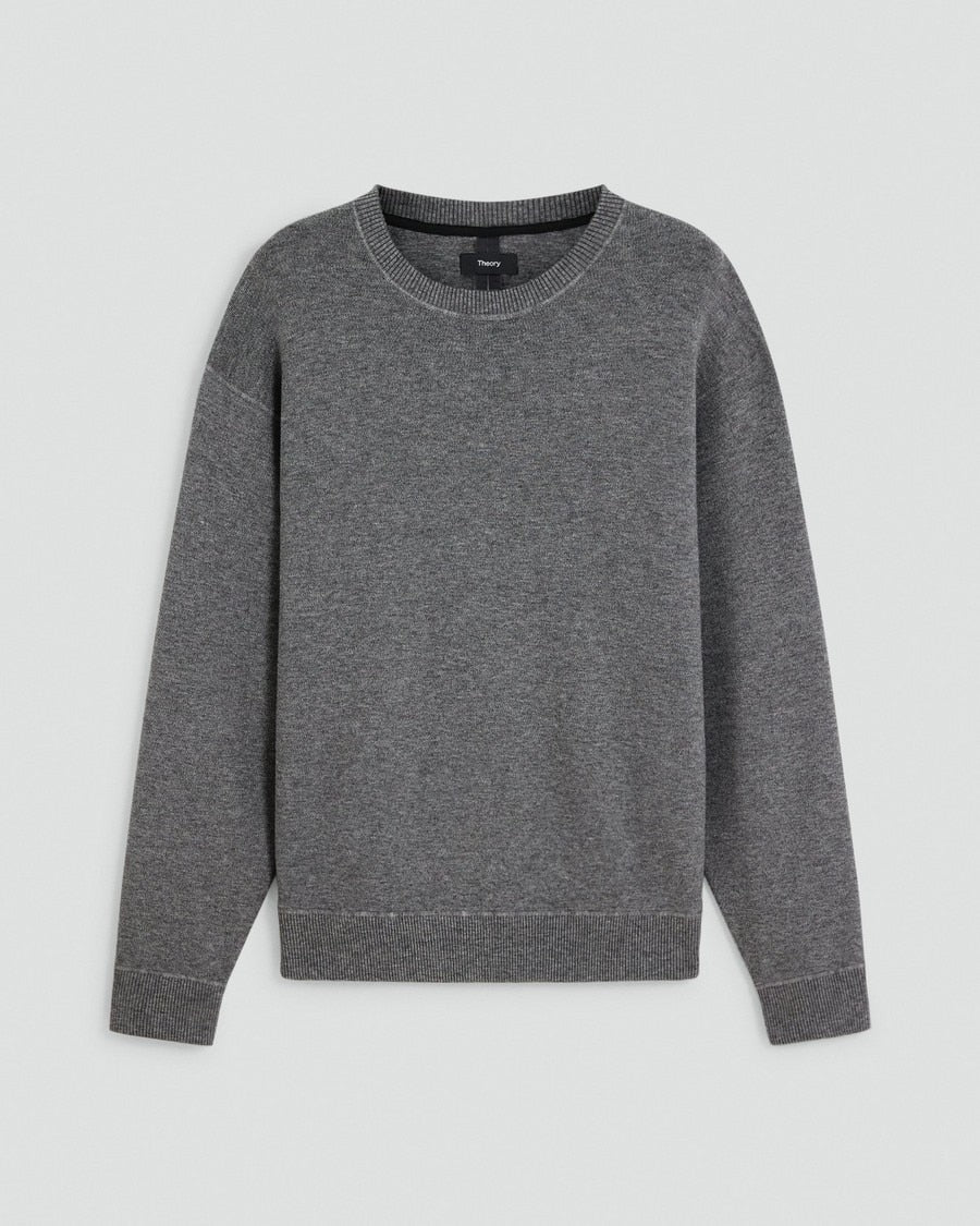 Relaxed Crewneck Sweatshirt in Light Bilen