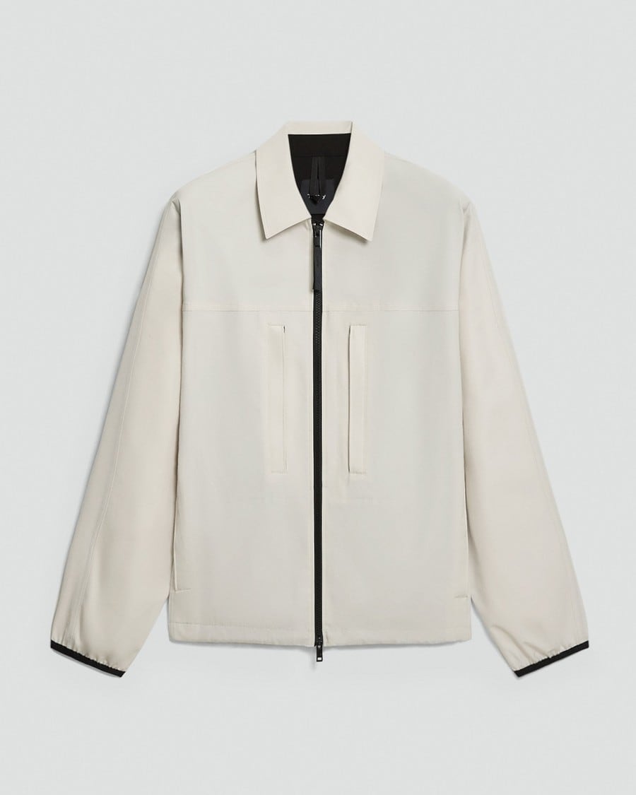 Zip Jacket in Organic Cotton-Blend