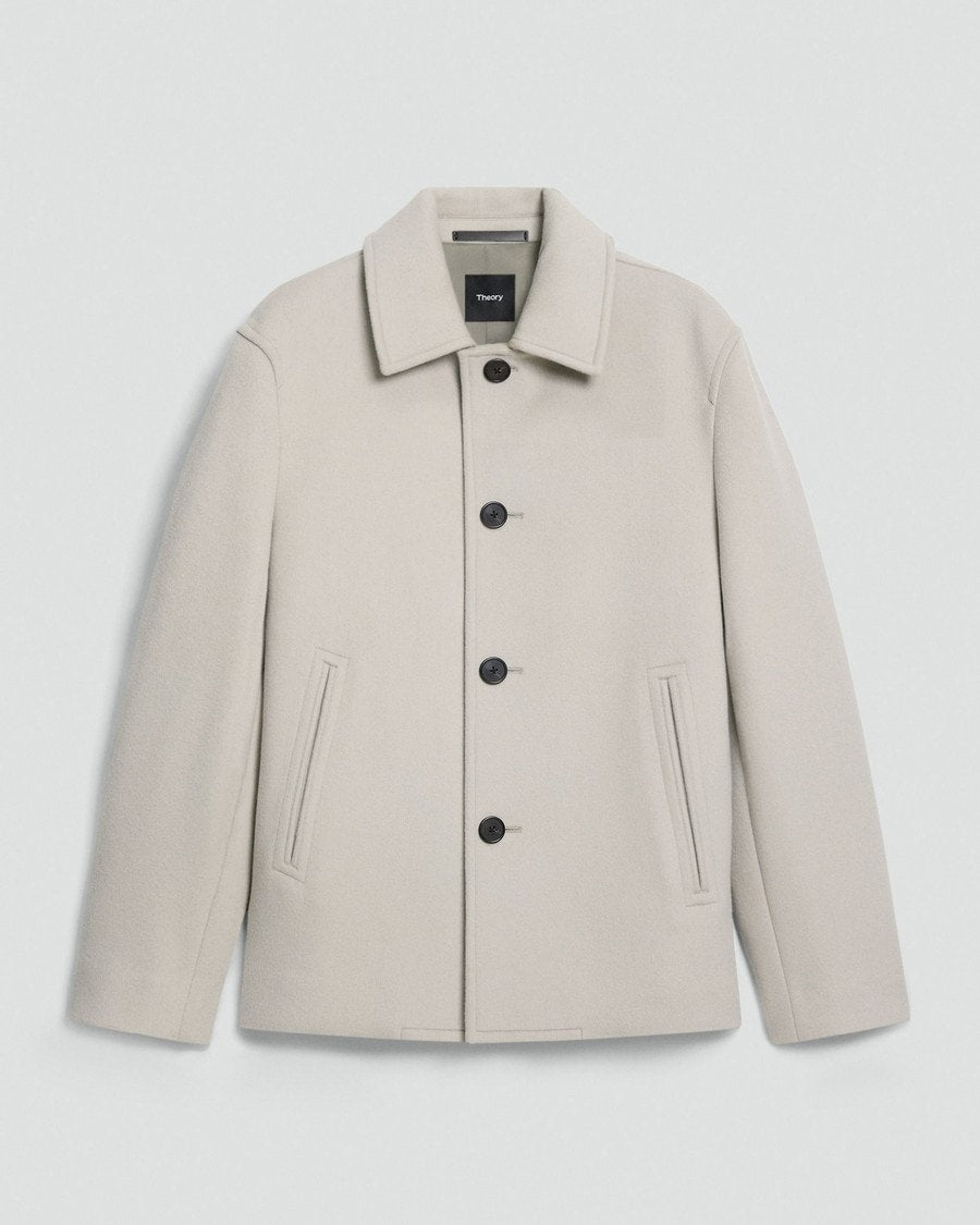 Peacoat in Plush Melton