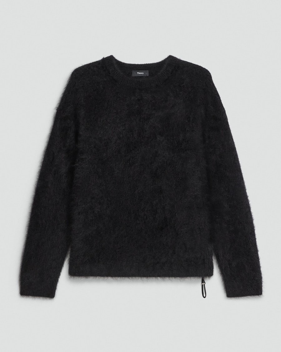 Drawstring Sweatshirt in Airy Cashmere