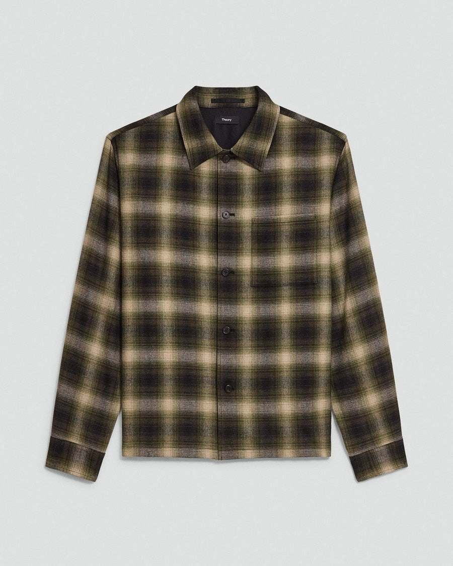 Button-Up Shirt in Jesi Wool