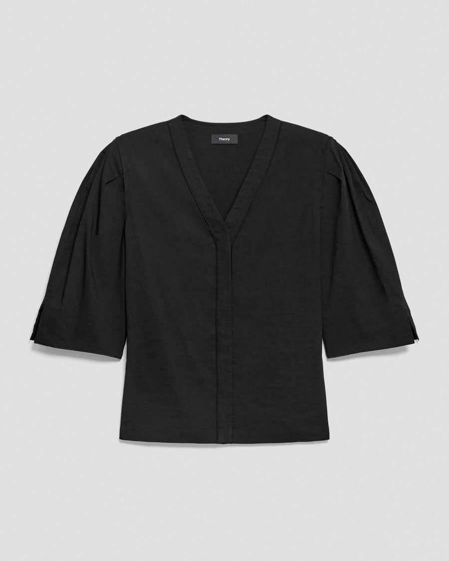 Button-Up Top in Good Linen