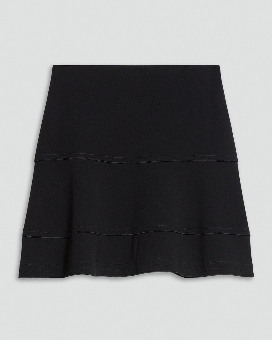 Tiered Flare Skirt in Admiral Crepe