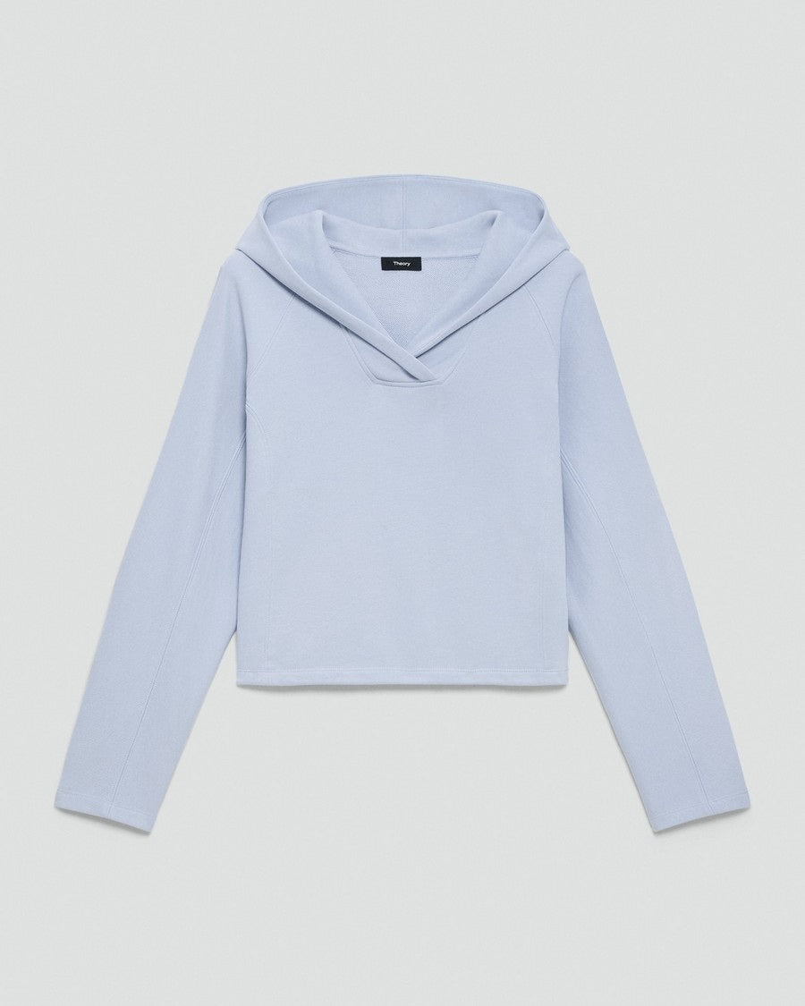 Cropped Hoodie in Lounge Terry