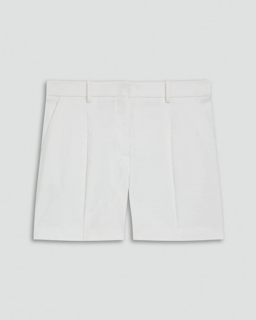 Fluid Pleat Short in Good Linen