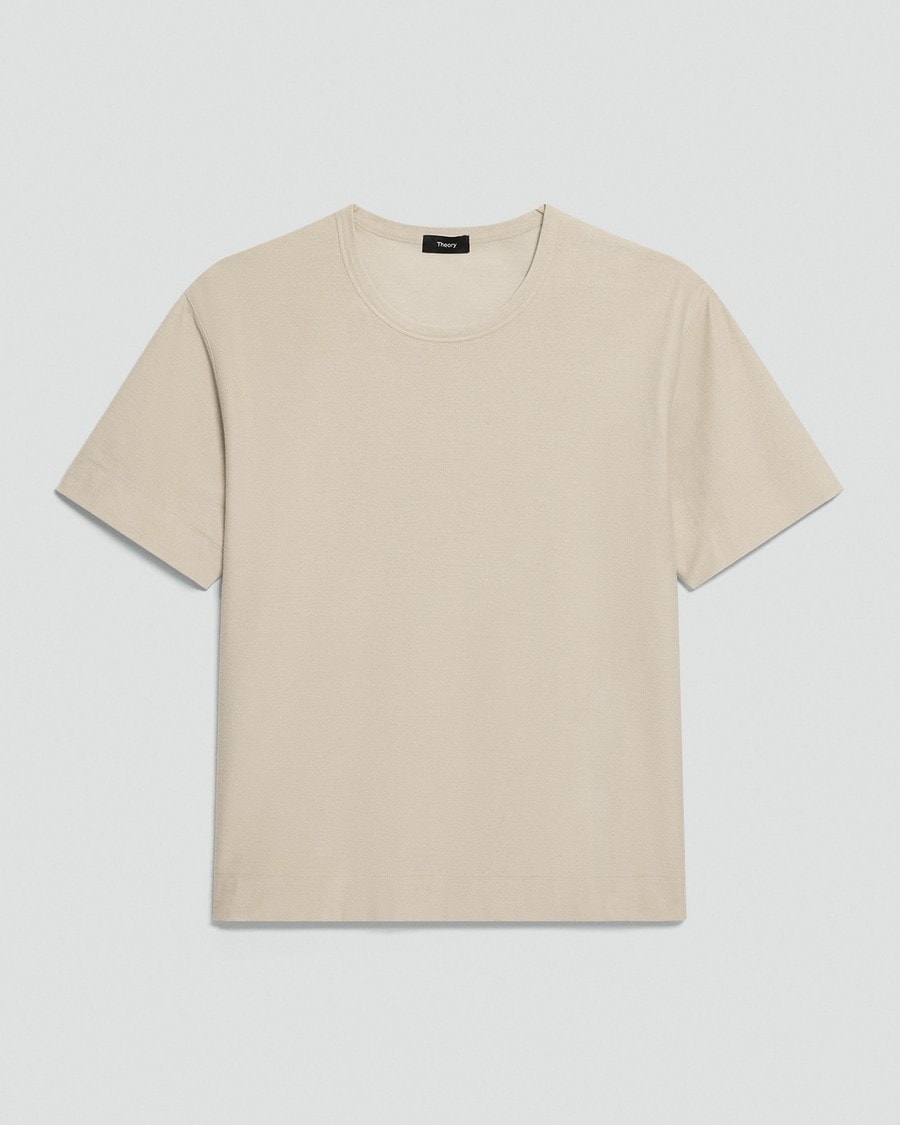 Boxy Tee in Terry Cotton