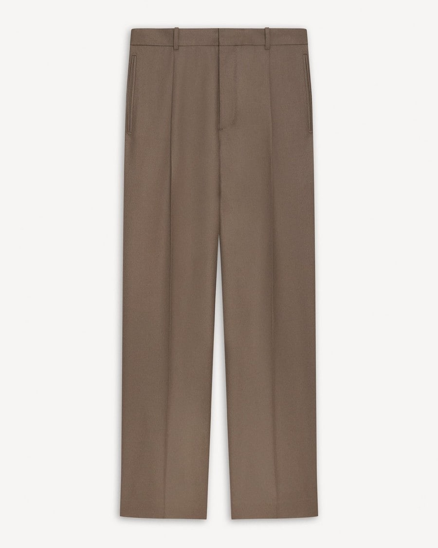 Relaxed Pleat Pant in Studio Wool
