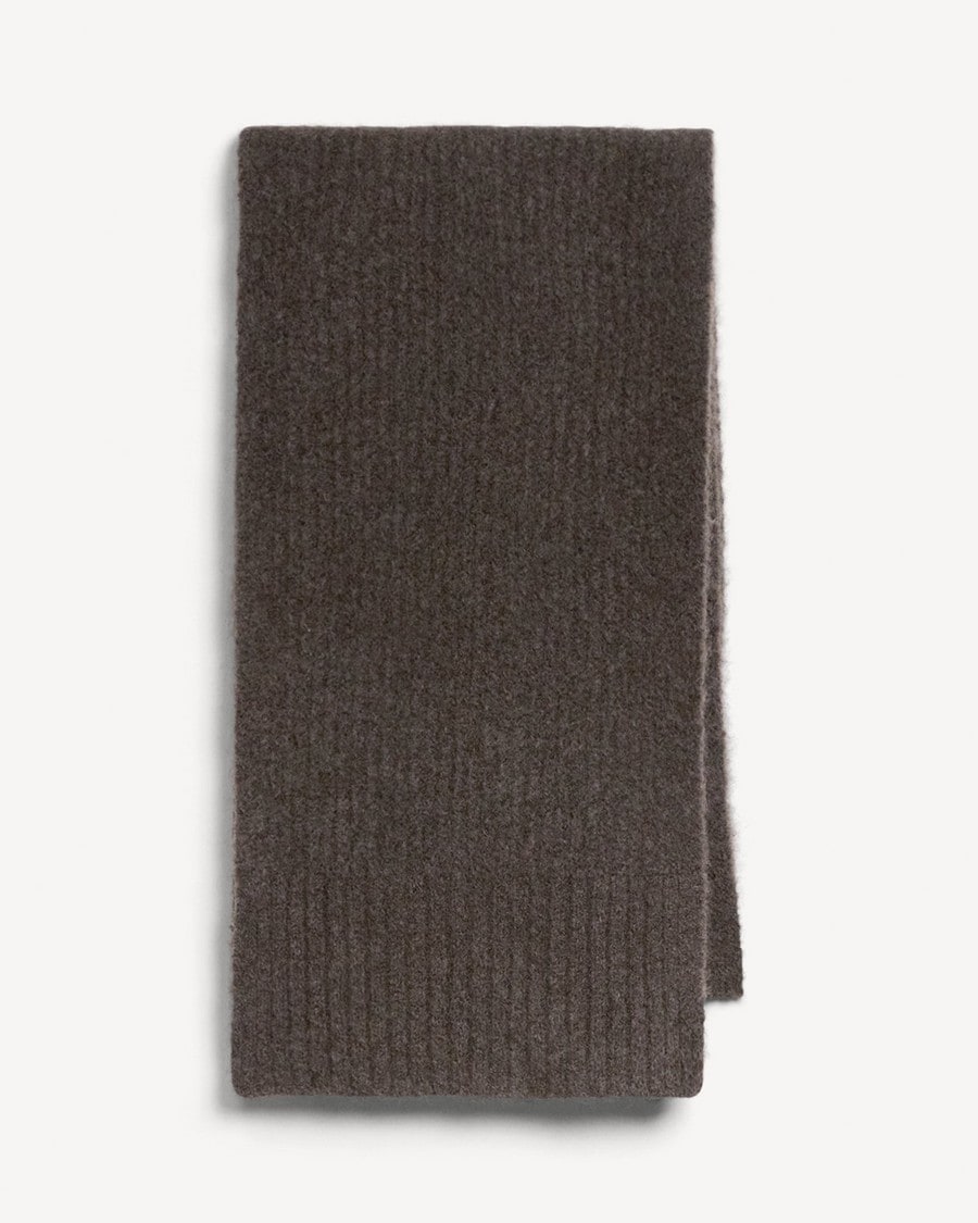 Scarf in Brushed Wool-Yak