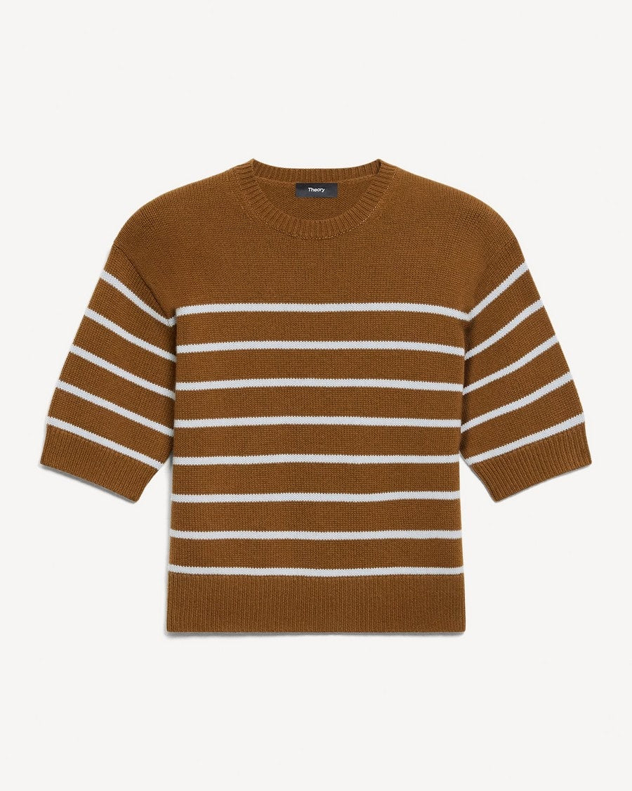 Striped Tee in Cashmere