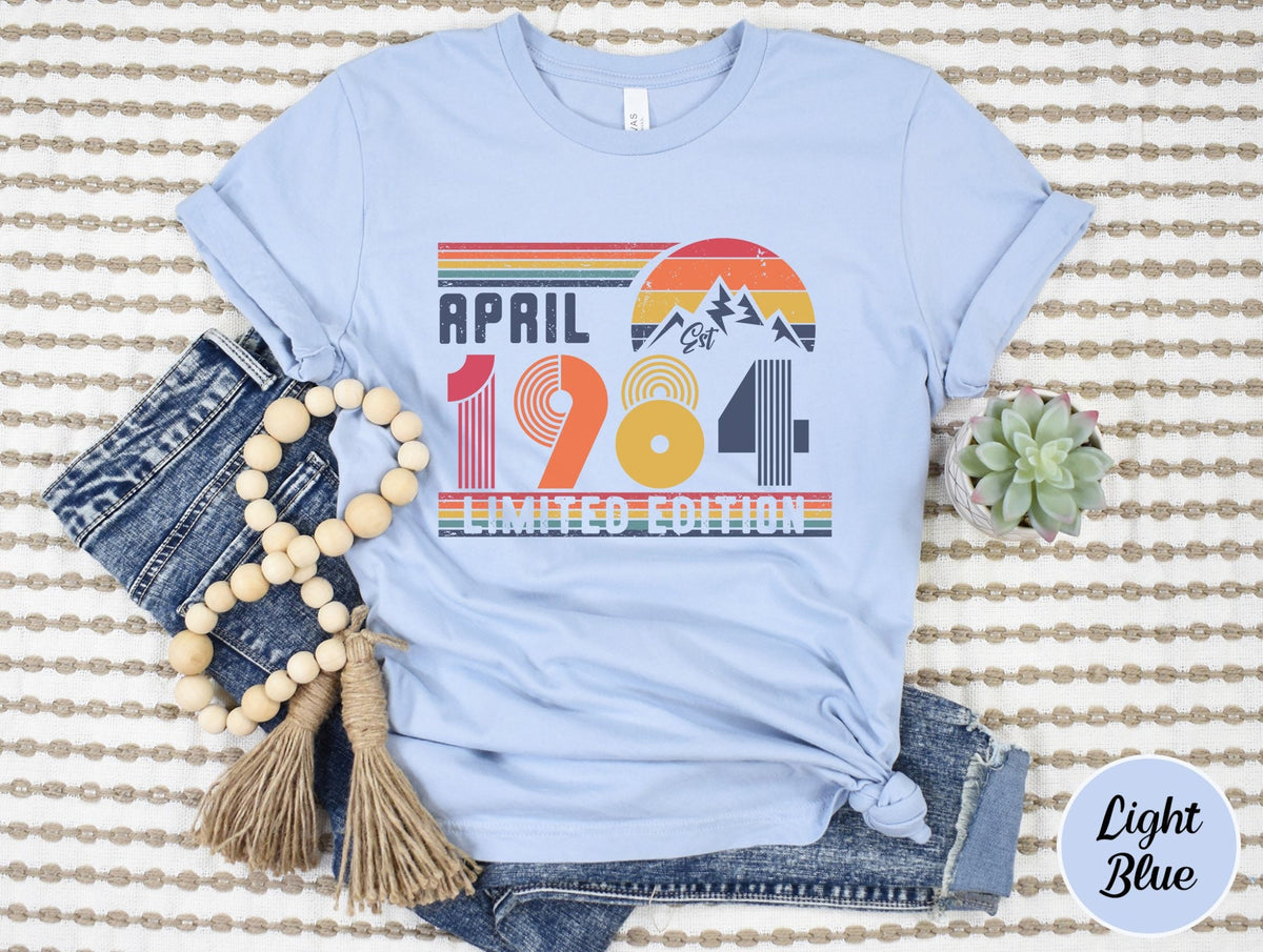 40th Birthday Retro Shirt, 1986 Birthday Sweatshirt Gift, 40 Years Bday Number Hoodie for Women / Men, Forties Bday Tee For Wife Or Husband