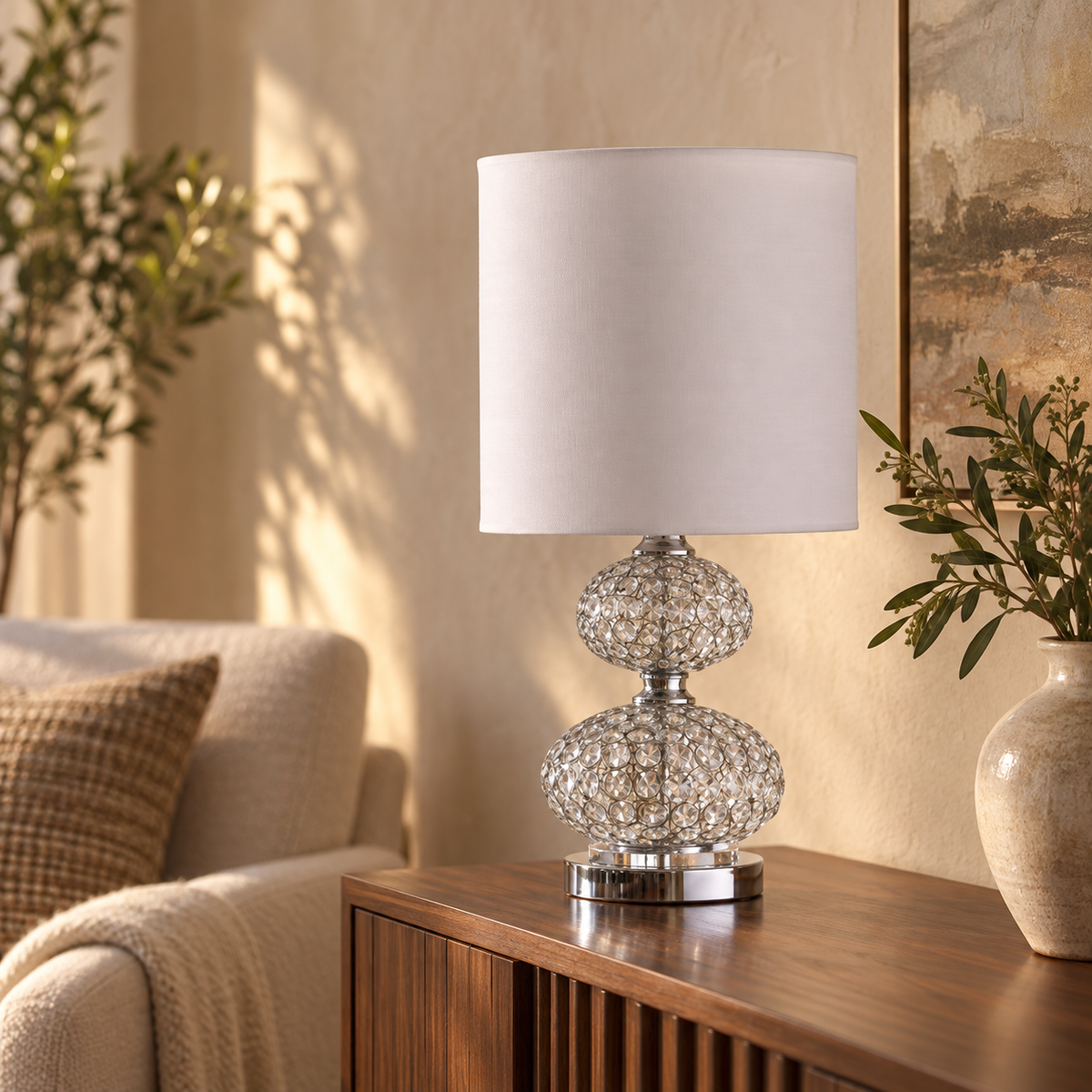 Mod Crystal Retro Table Lamp, 24 in