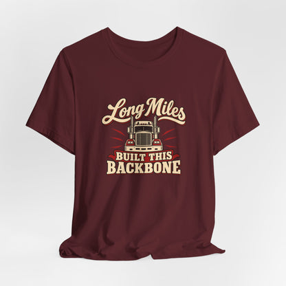 Long Haul Backbone Vintage Trucker Tee