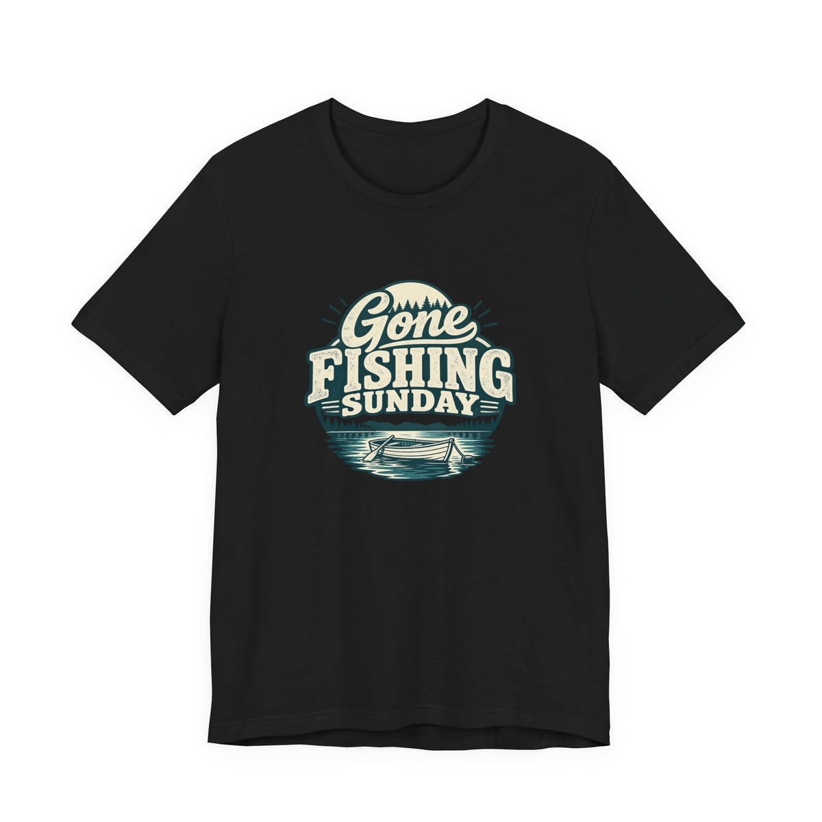 Gone Fishing Sunday Tee