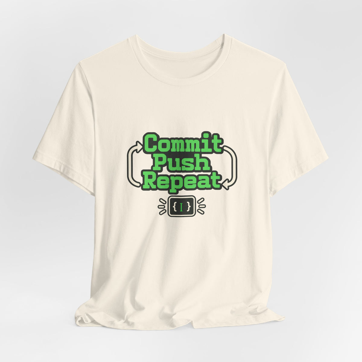 Commit Push Repeat Programmer Tee