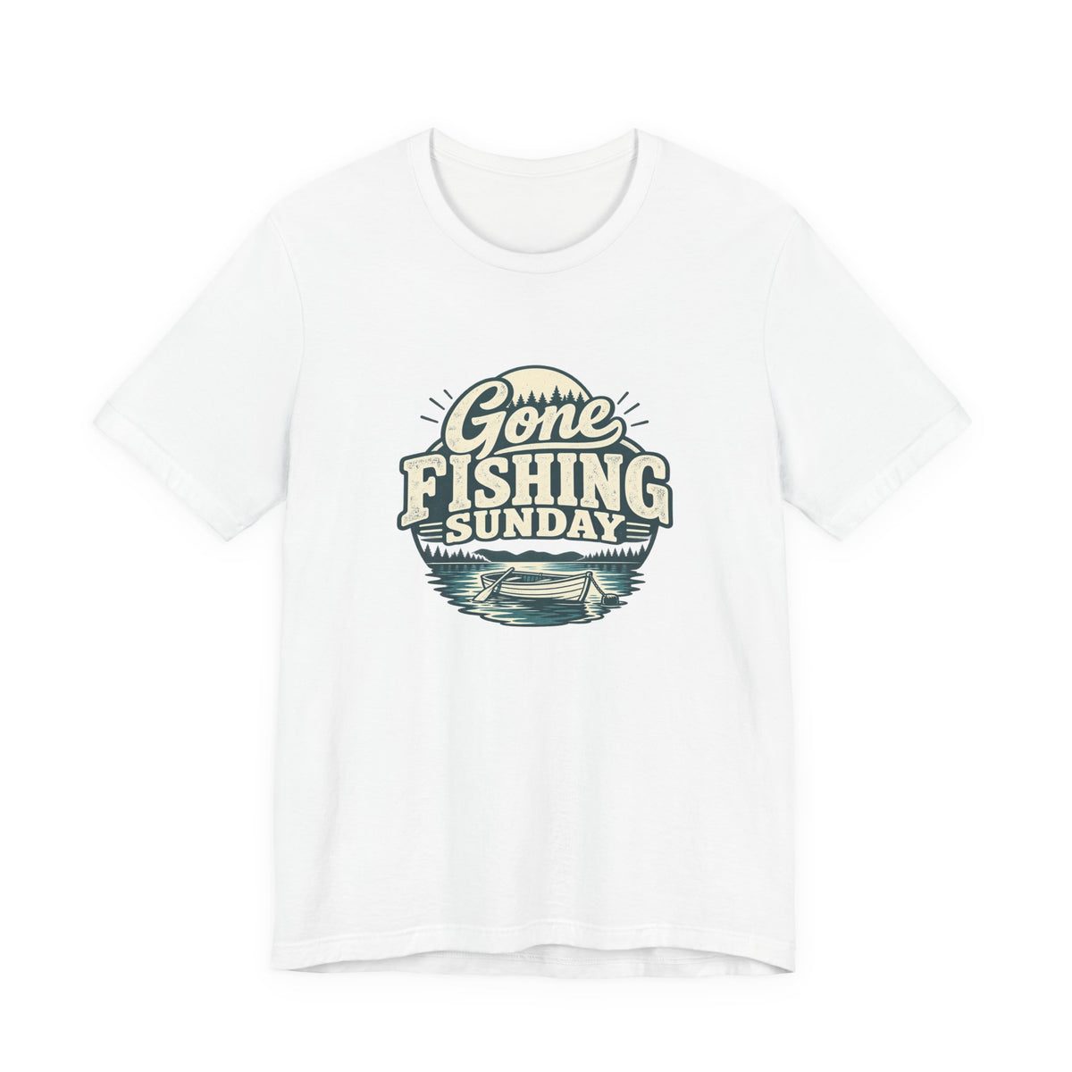 Gone Fishing Sunday Tee