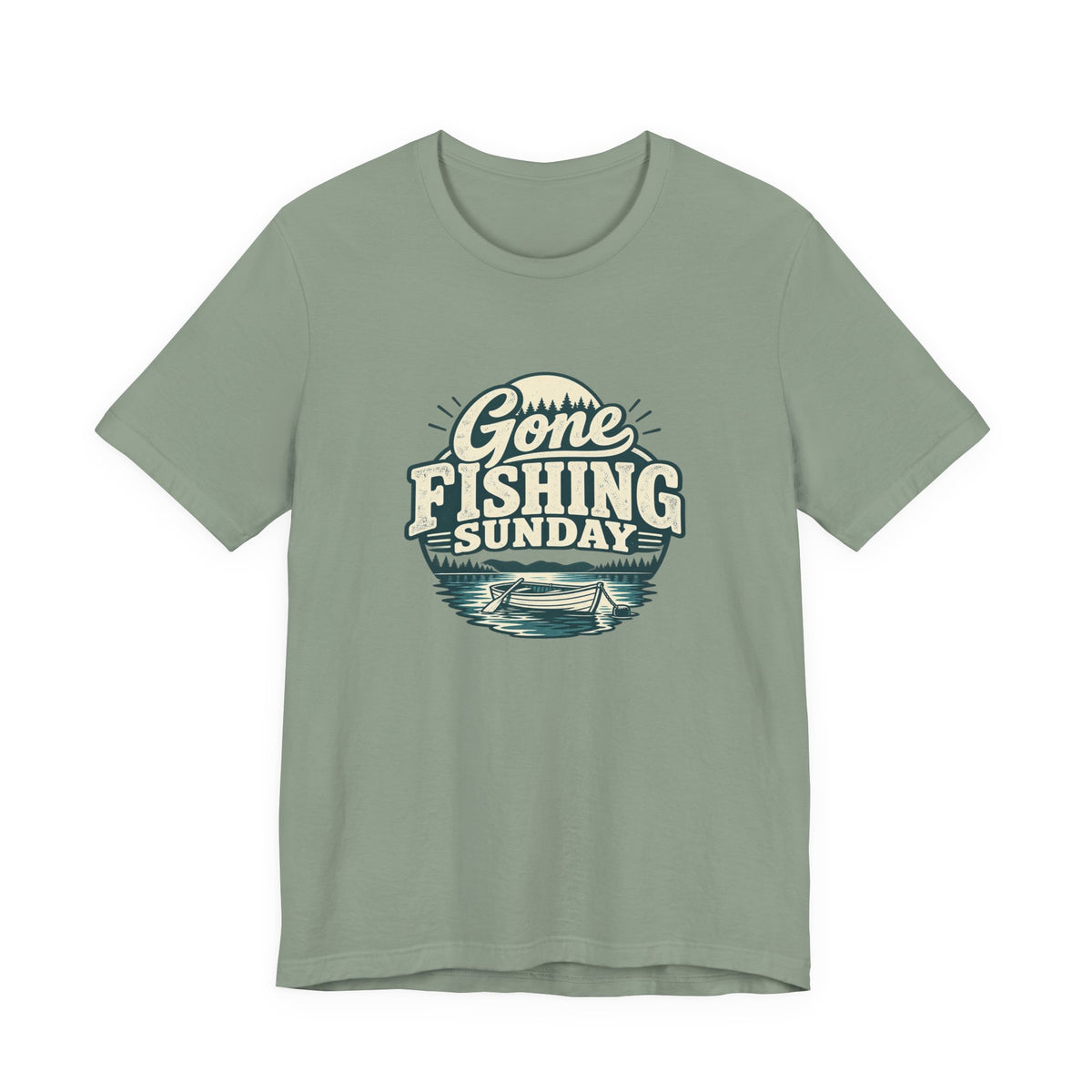 Gone Fishing Sunday Tee