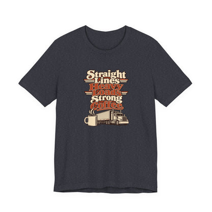 Trailer Lines Trucker Retro Tee