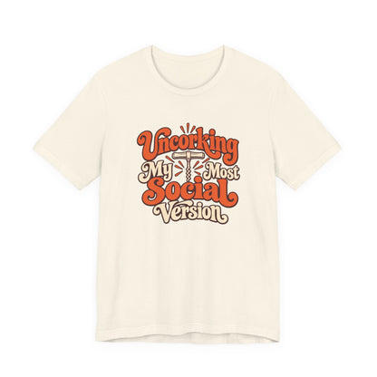 Social Version Wine Shirt