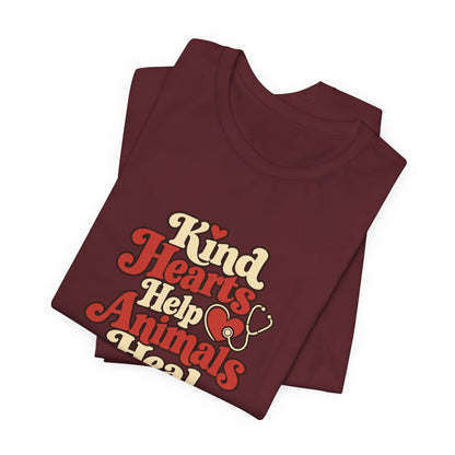 Kind Hearts Heal Animals Vintage Tee