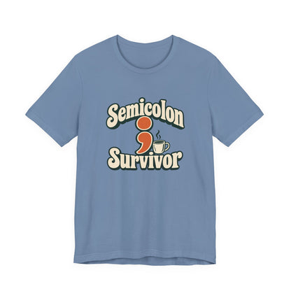 Semicolon Survivor Dev Tee