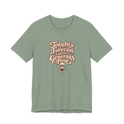 Generous Pour Forecast Retro Tee