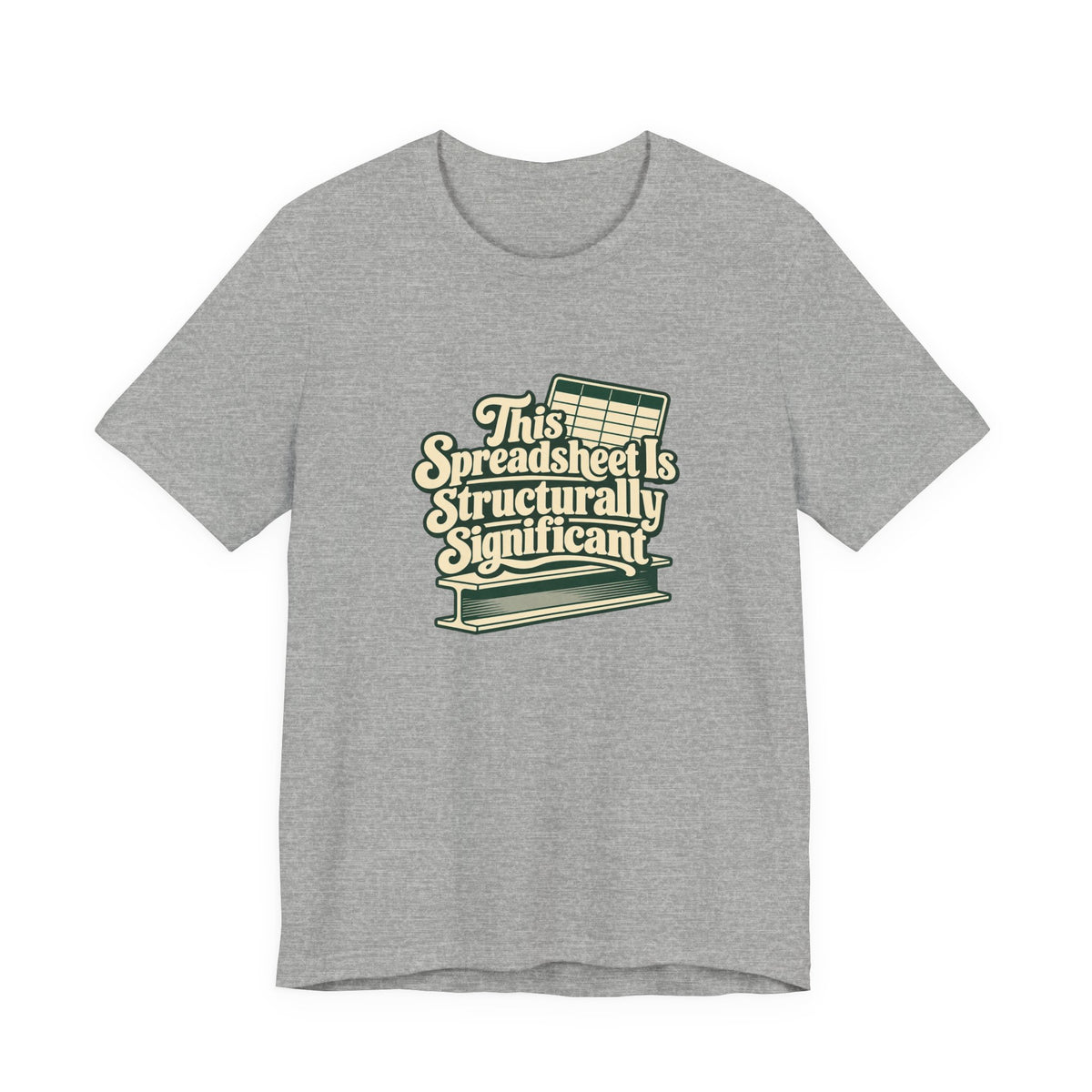 Spreadsheet Structural Support Tee
