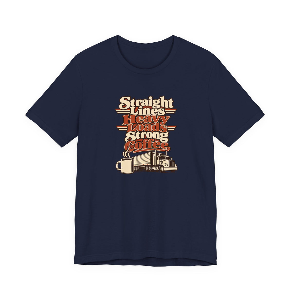 Trailer Lines Trucker Retro Tee