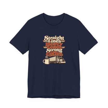 Trailer Lines Trucker Retro Tee