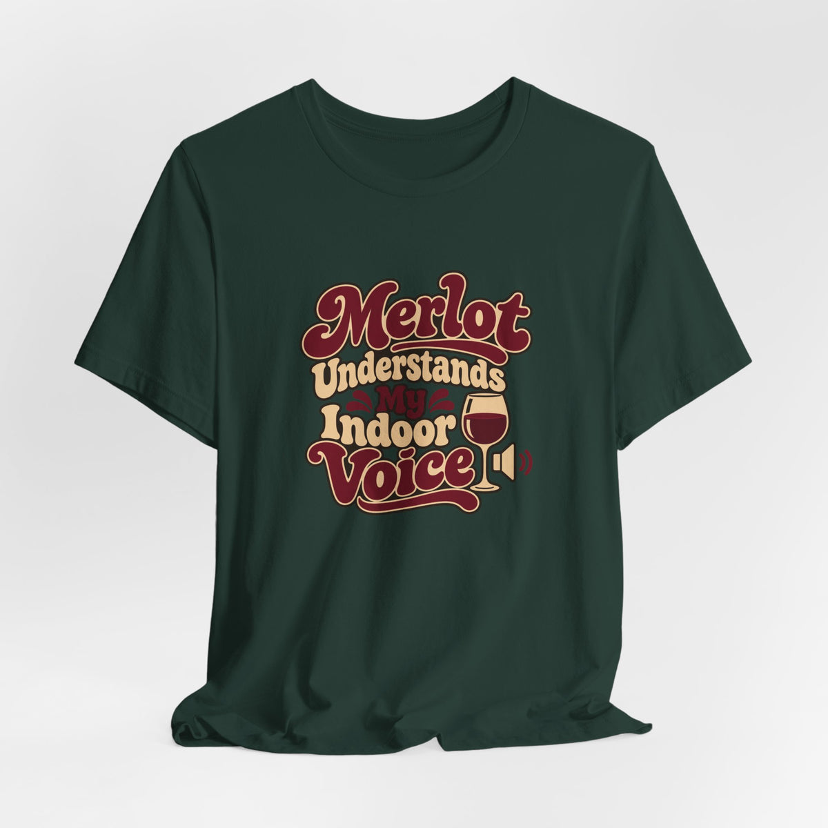 Merlot Indoor Voice Tee