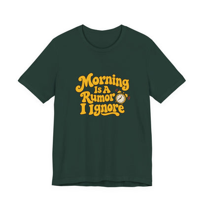 Morning Rumor Retro Humor Tee
