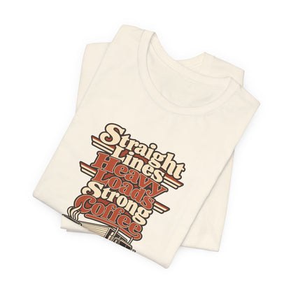 Trailer Lines Trucker Retro Tee