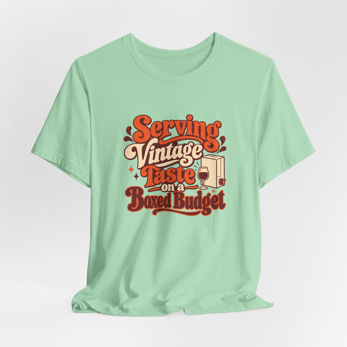 Boxed Budget Wine Tee