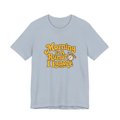 Morning Rumor Retro Humor Tee