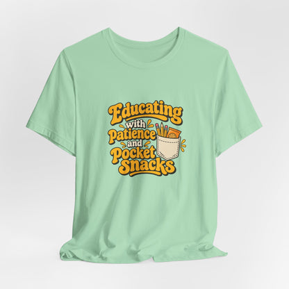 Pocket Snacks Teacher Vintage Tee