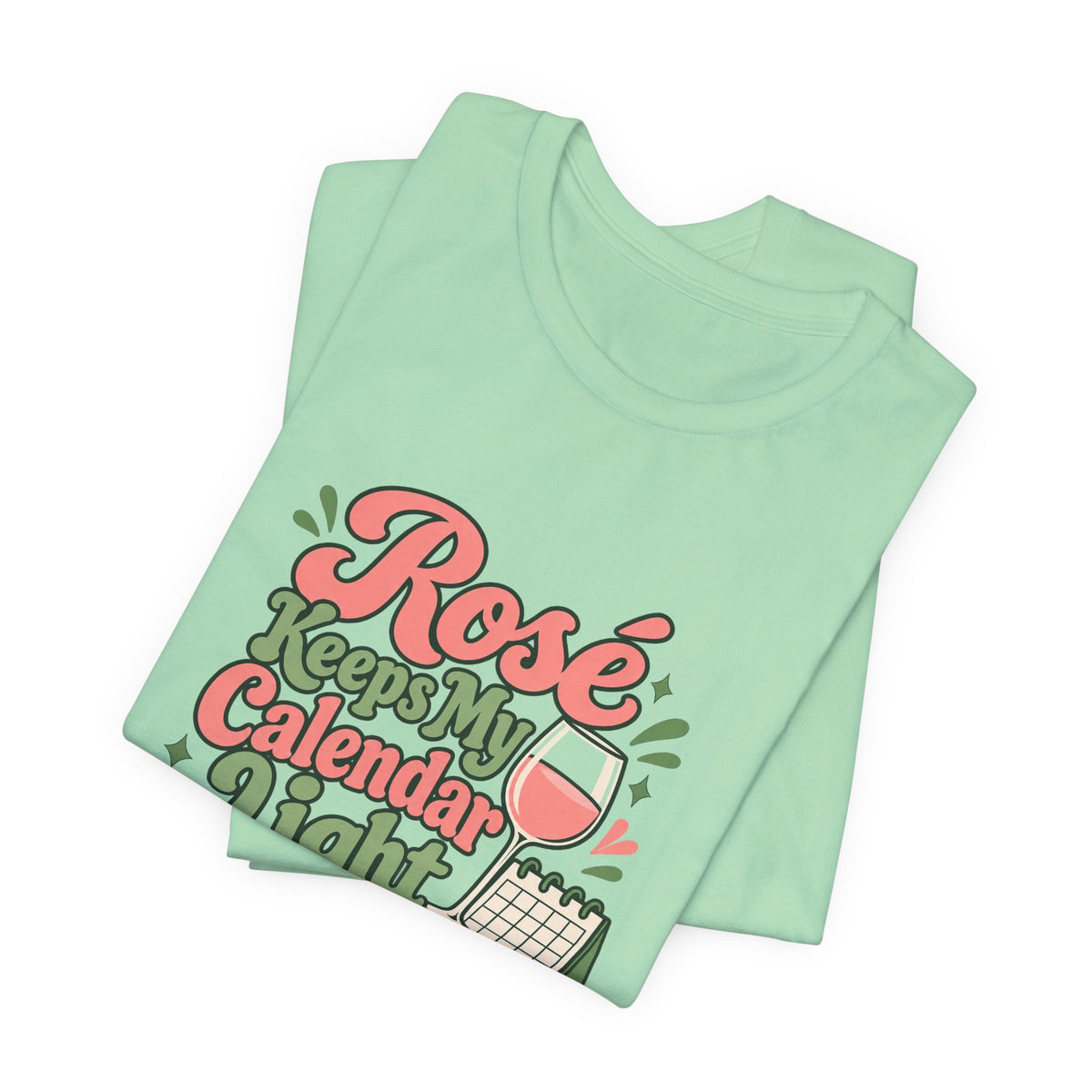 Rosé Calendar Retro Tee