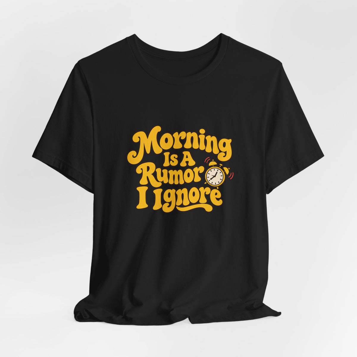 Morning Rumor Retro Humor Tee