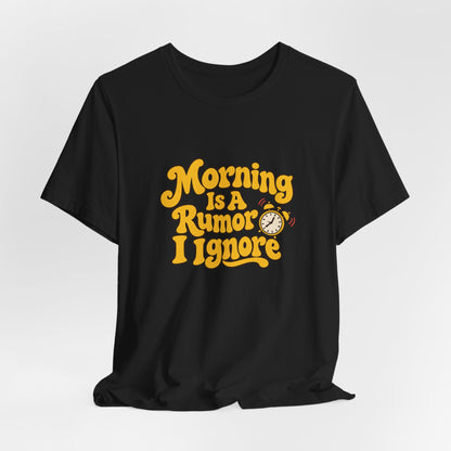 Morning Rumor Retro Humor Tee