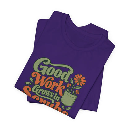 Scrub Life Bloom Retro Tee