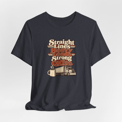 Trailer Lines Trucker Retro Tee