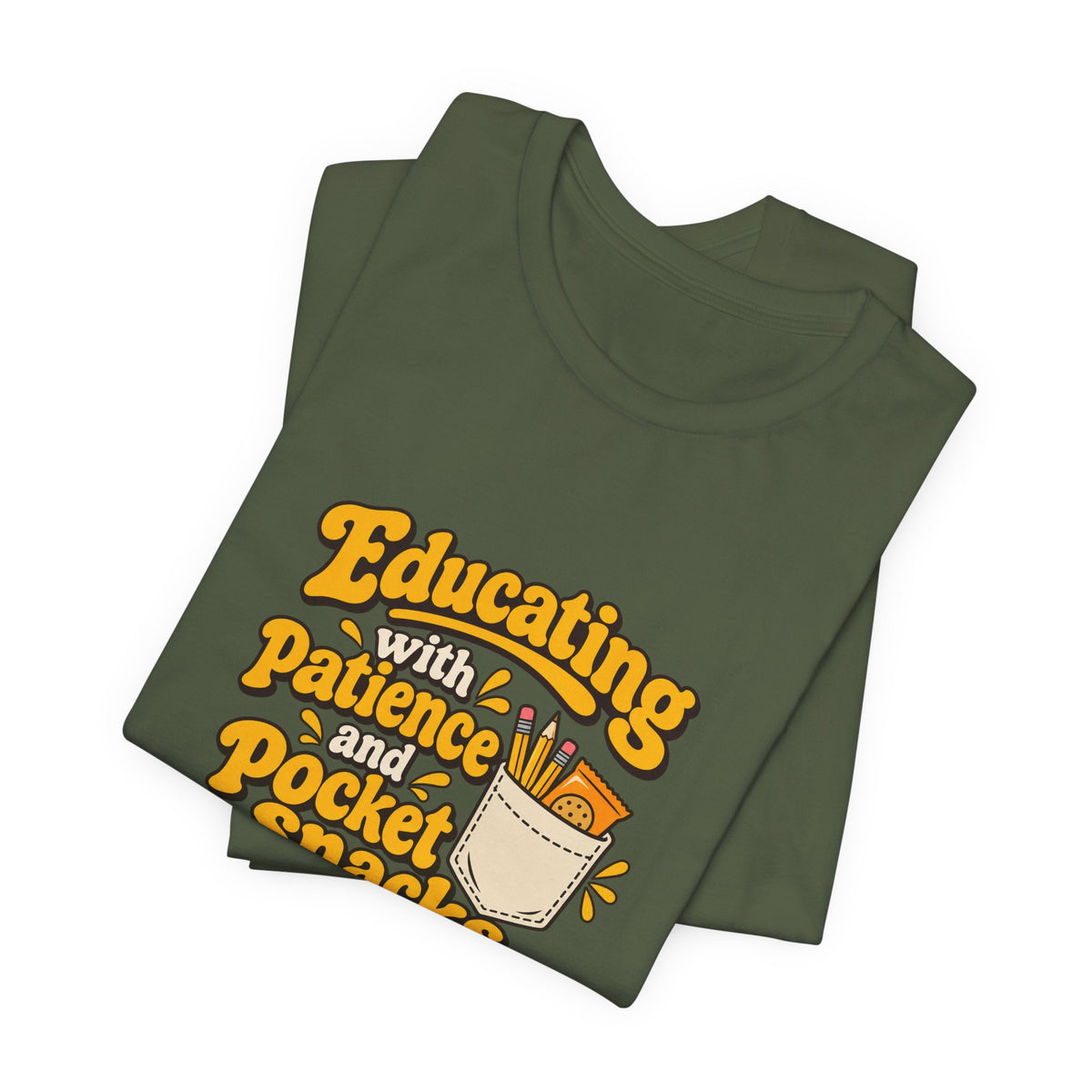 Pocket Snacks Teacher Vintage Tee