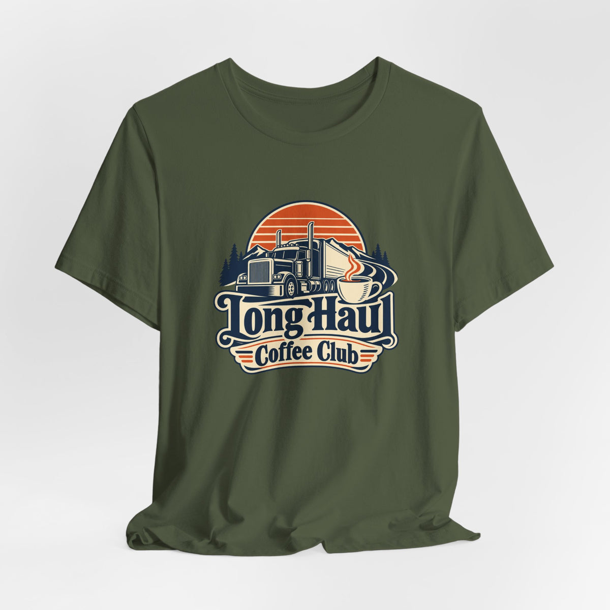 Long Haul Coffee Trucker Tee
