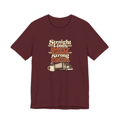 Trailer Lines Trucker Retro Tee