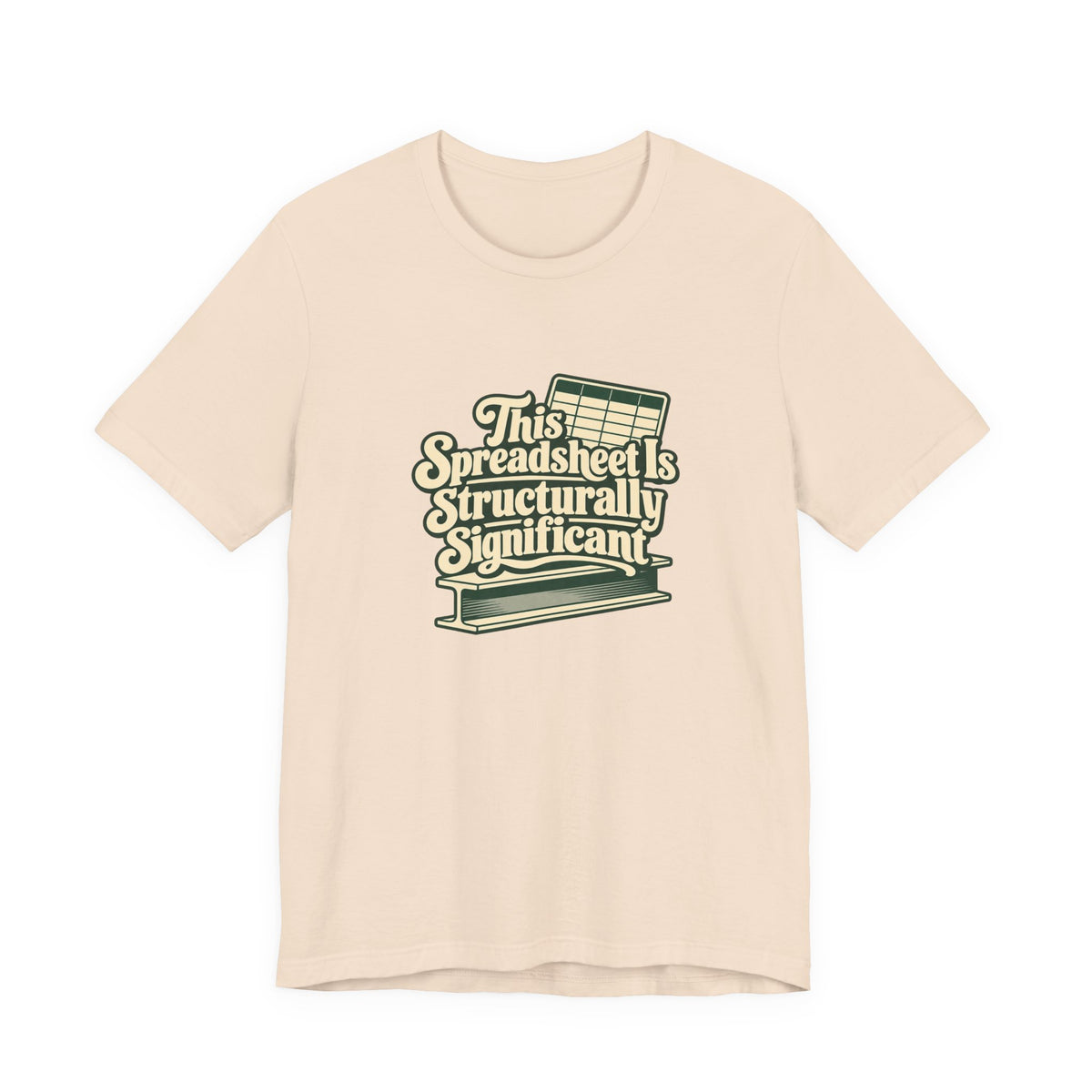 Spreadsheet Structural Support Tee