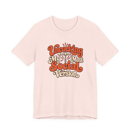 Social Version Wine Shirt
