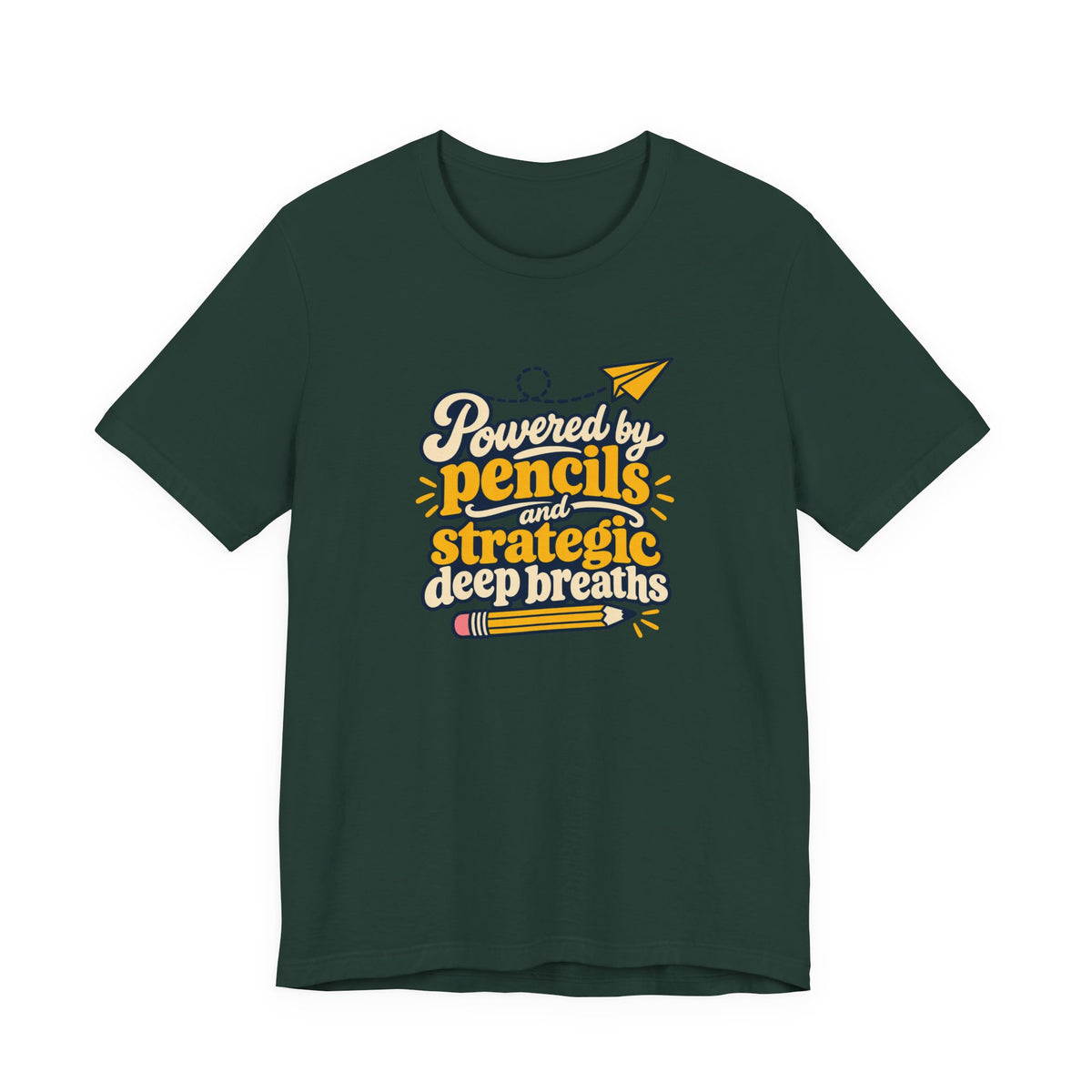 Strategic Deep Breaths Teacher Tee